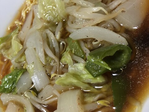 5分でできる野菜ラーメン